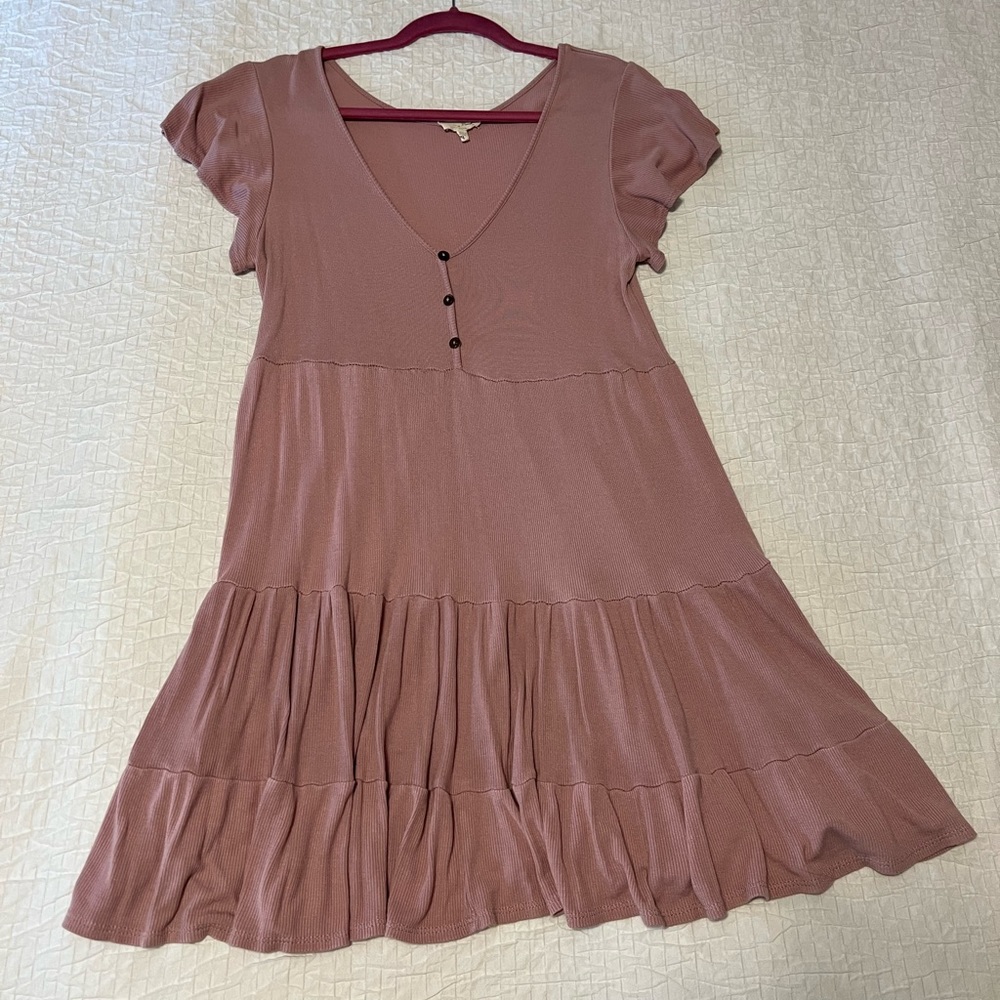 See You Monday Flowy T-Shirt Dress
